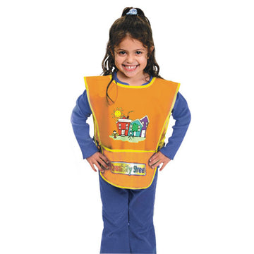 Creativity Street® Kraft Artist Smock, Fits Kids Ages 3-8, Vinyl, One Size Fits All, Bright Colors freeshipping - TVN Wholesale